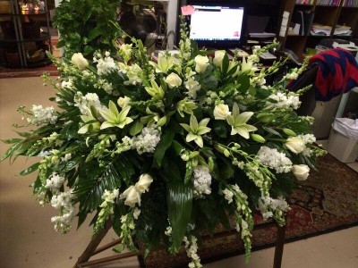 QUIET COMMEMORATION Casket Arrangement