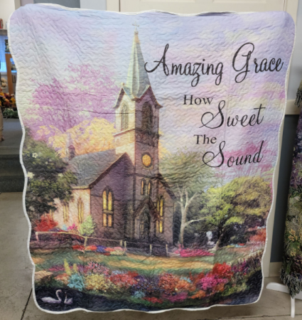 Quilted throw