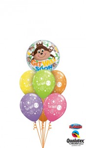 Quit monkeying around - Get Well soon balloons in Edmonton, AB | BALLOONS, BEARS, & BOUQUETS Quit monkeying around - Get Well soon balloons in Edmonton, AB | BALLOONS, BEARS, & BOUQUETS