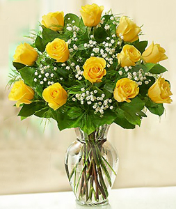 Rose Elegance Premium Long Stem Yellow Roses Roses