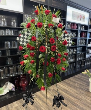 Race Fans Tribute Standing Spray