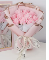 Radiance Blush Pink Rose Bouquet Gift