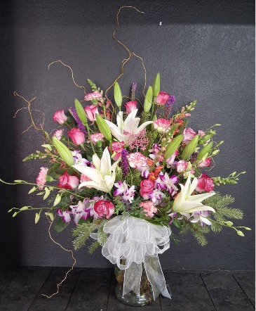 Radiant Blooms Vase Arrangement  in Carlsbad, NM | Angee's Flowers