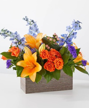Radiant Citrus Box Bouquet spring / summer 