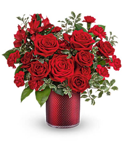 Radiant Crimson Bouquet 