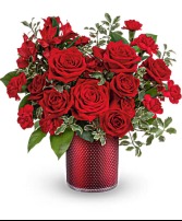 Radiant Crimson Bouquet Keepsake
