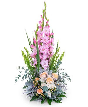 Radiant Faith Flower Arrangement in Nevada, IA | Flower Bed Radiant Faith Flower Arrangement in Nevada, IA | Flower Bed