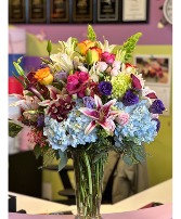 Radiant Luxe assorted flowers