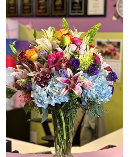 Radiant Luxe assorted flowers