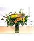 Radiant: Mixed Color with Peach Vase Arrangement