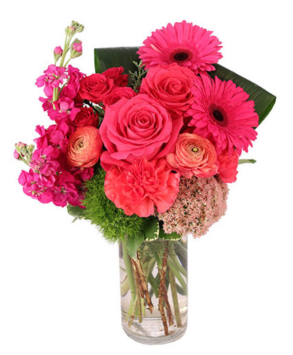 Modern Rose and Gerbera Daisy Bouquet