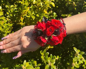 Radiant Red Corsage 