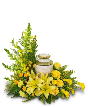 Radiant Remembrance Cremation Tribute Sympathy Arrangement
