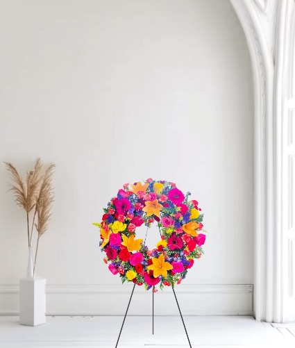 Radiant Remembrance Open Wreath