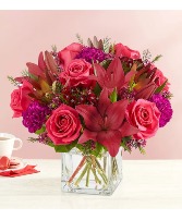 Radiant Romance Bouquet assorted flowers