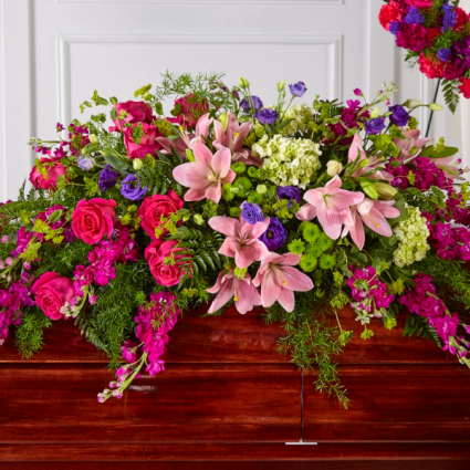 Radiant Tribute Casket Spray Sympathy