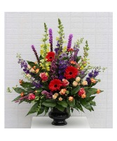 Radiant Tribute" Pedestal Arrangement 