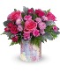 Radiantly Rosy Bouquet Fresh Arrangement