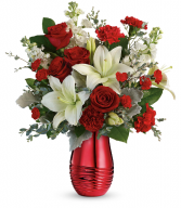 Radiantly Rouge Bouquet Floral Arrangement