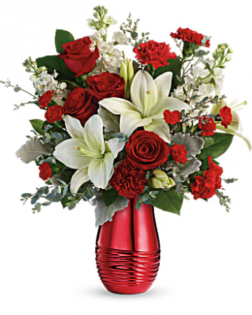 Radiantly Rouge Bouquet Love and Romance