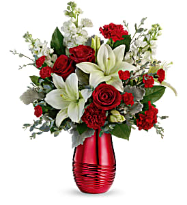 Radiantly Rouge Bouquet Valentine's Day