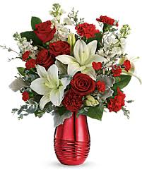 Radiantly Rouge Bouquet Valentine's Day Bouquet