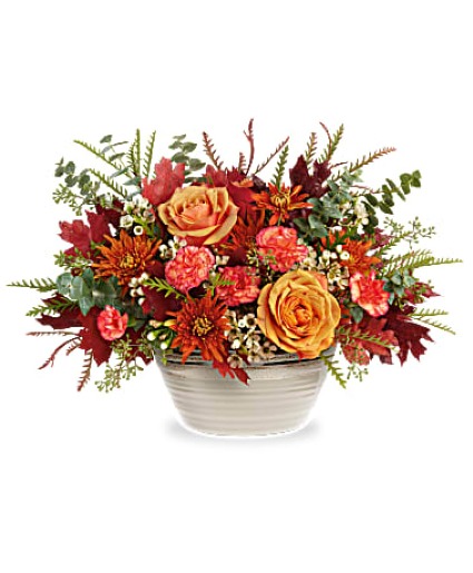 Radiantly Rustic Centerpiece - LIMITED EDITION Floral Design