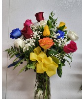 Rainbow arrangement  Any occasion 