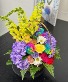 Rainbow Bright Basket Arrangement