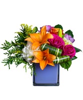 Rainbow Kisses All Around Arrangement