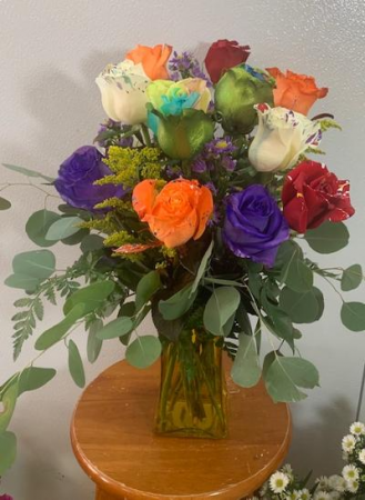 Confetti Roses Vase