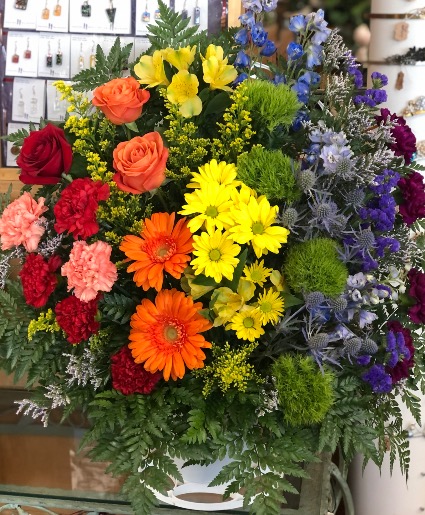Rainbow Remembrance Funeral Arrangement