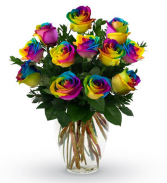 Rainbow Roses