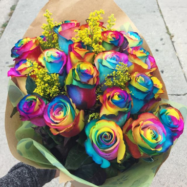 Rainbow Roses   in Ozone Park, NY | Heavenly Florist