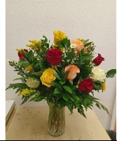 Rainbow Roses   Decoration and gift