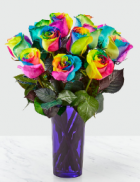 Rainbow Roses Require Special Order!