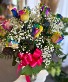 Rainbow roses  Vase Arrangement 