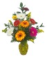 RAINBOW SENTIMENTS  VASE ARRANGEMENT 