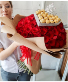Ramo Buchon Royal roses