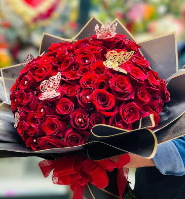 Ramo Buchon  Wrap Bouquet  in Rosenberg, TX | BOKAY FLORIST