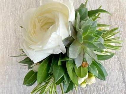 Ranunculus & Succulent Corsage