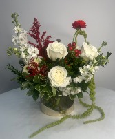Ranunculus the Red Nose Flower Vase Arrangement