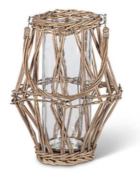 Rattan Candle Holder 