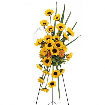 Rays of Summer Standing Spray Sunflower