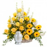 Rays of Sunshine Basket Surround Arrangement