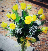 Rays of Sunshine Yellow Roses 