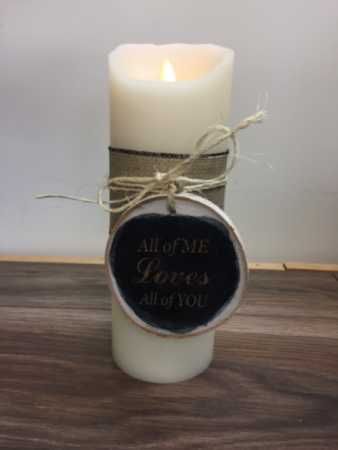 Realight personalized candle Engraved gift