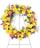 Reassuring Melody Standing Wreath