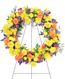 Reassuring Melody Standing Wreath