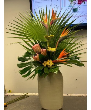 Tropical Arrangements Natural or Artificial Silk  